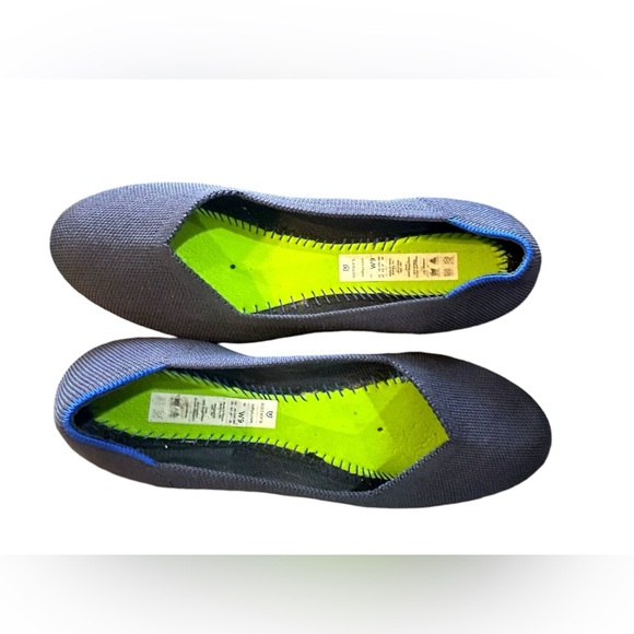 Rothy’s navy rounded toe flats sz 9 - Picture 2 of 6